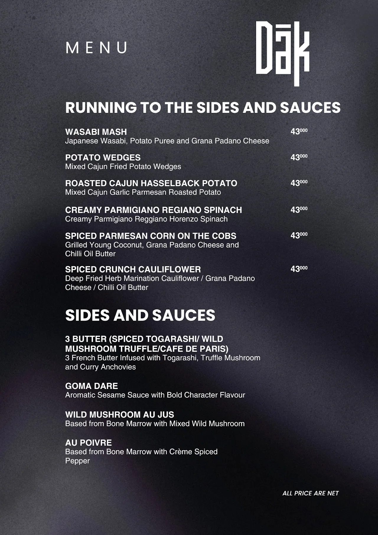 DAK Social Club menu 31