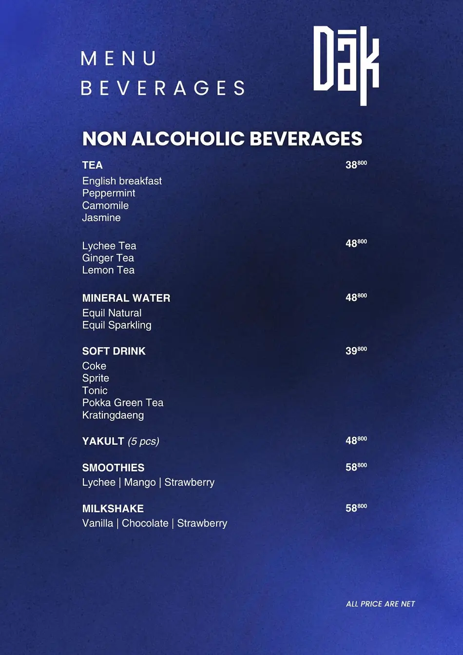 DAK Social Club menu 26