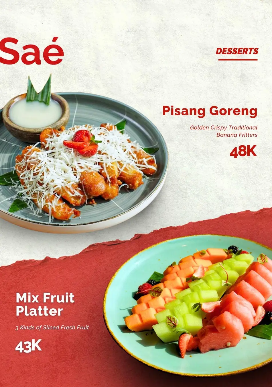Saé 24H menu 17