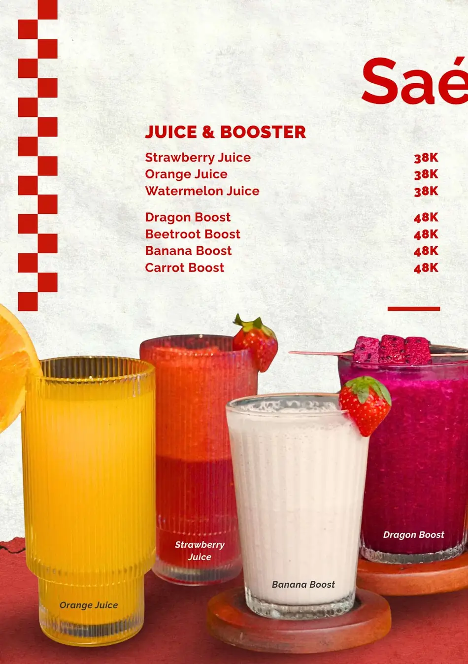 Saé 24H menu 22