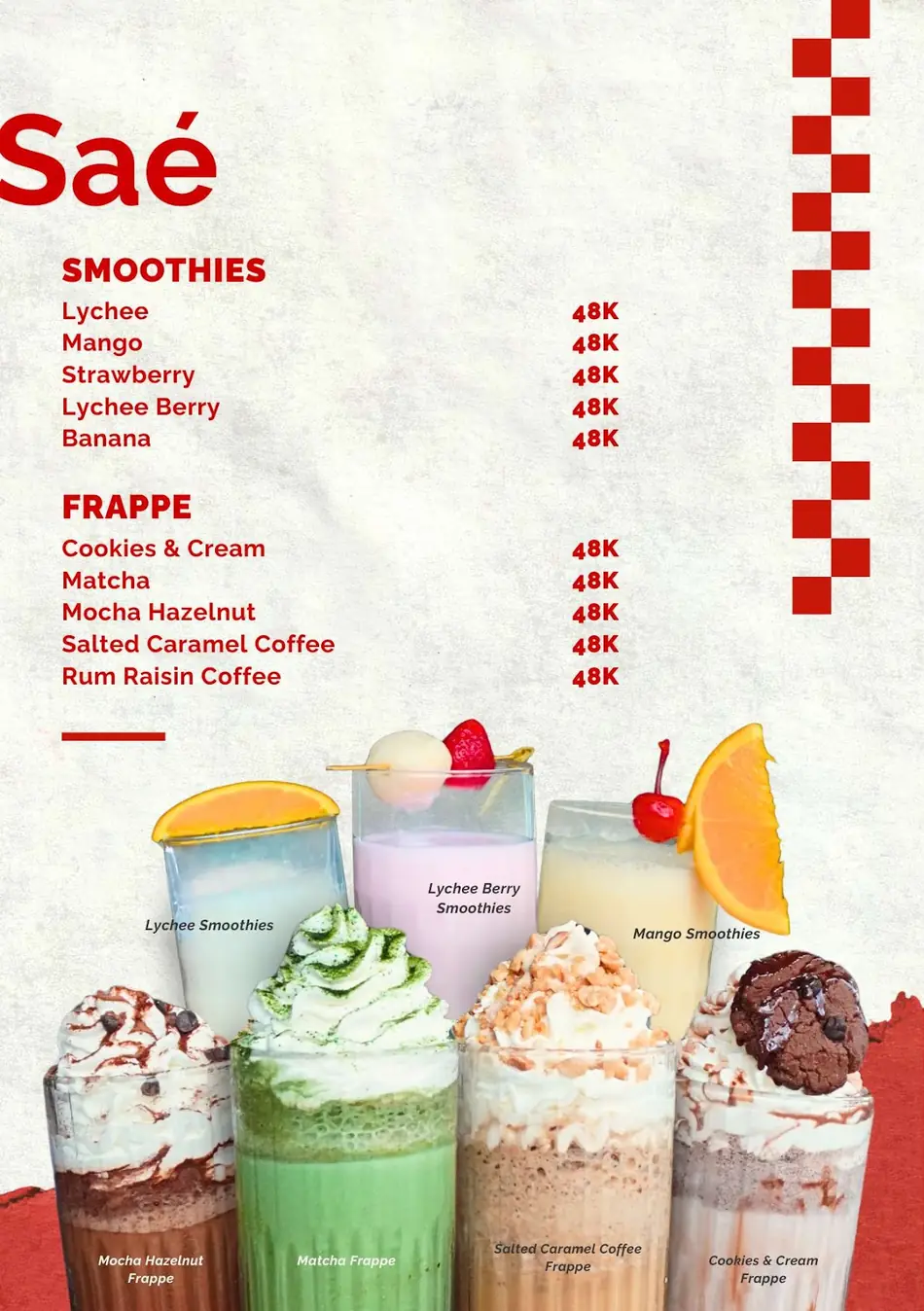 Saé 24H menu 23