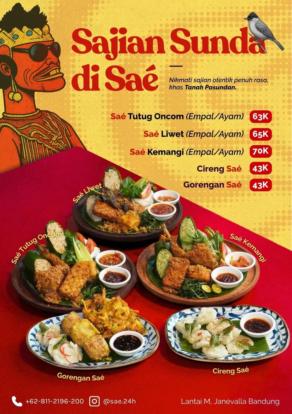Saé 24H menu 1